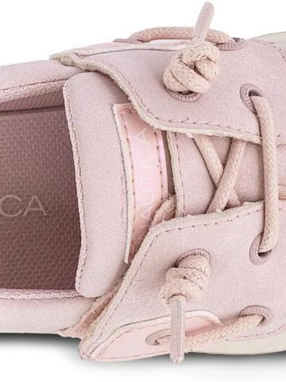Nautica Casual Boat Shoe Loafers-Spynnkira/Youth Girl- Blush Pearl -Size 6 - NEW